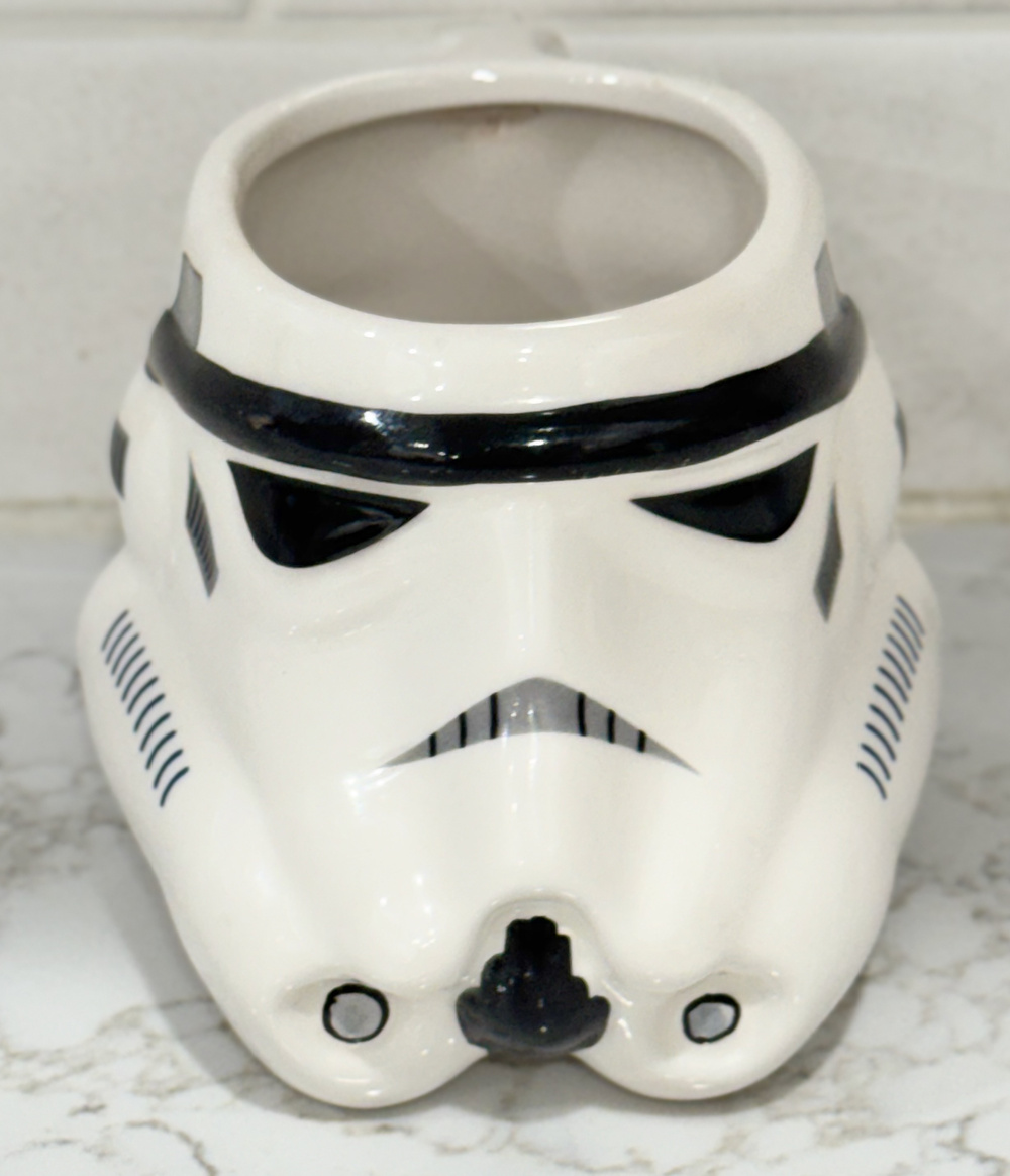 Star Wars Stormtrooper 3D Sculpted Character Coffee Cup Mug Zak Designs Retro